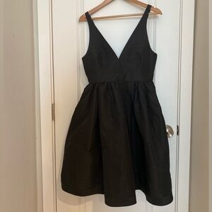 Black full skirt party dress
